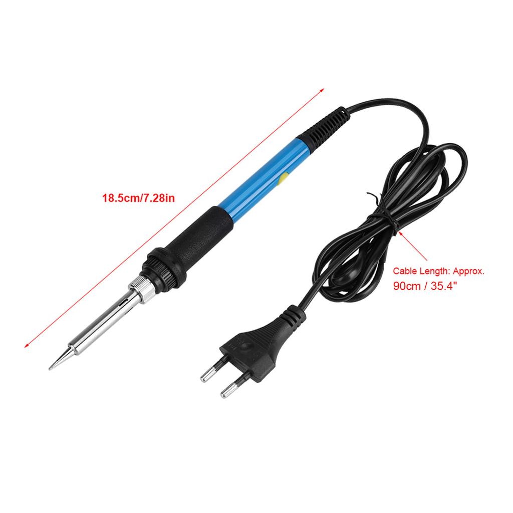 60W Electric Soldering Iron Temp Hand Tool Kit with Button