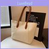 Fashionable Women's Pu Shoulder Tote Bag Spacious Commuter Bag With Zipper Closure