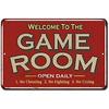 Retro Gamer At Work Metal Tin Sign Vintage Wall Art Poster for Game Room Café Garage Club Bar Pubs Iron