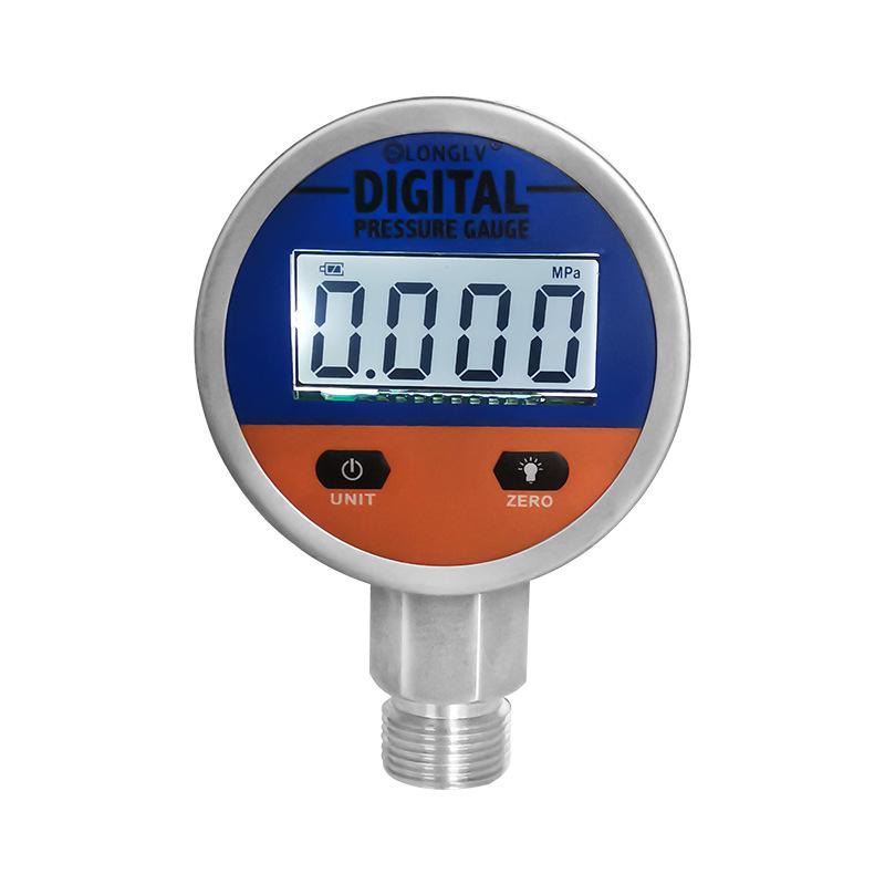 Longlv YL-809 Digital Pressure Gauge with Battery Display for Air and Hydraulic Use