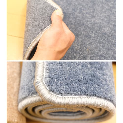 YNAK Digital Piano Soundproofing and Anti-Vibration Mat/Carpet, 55 x 150 cm x 1.0 cm Thick (Fog Blue)