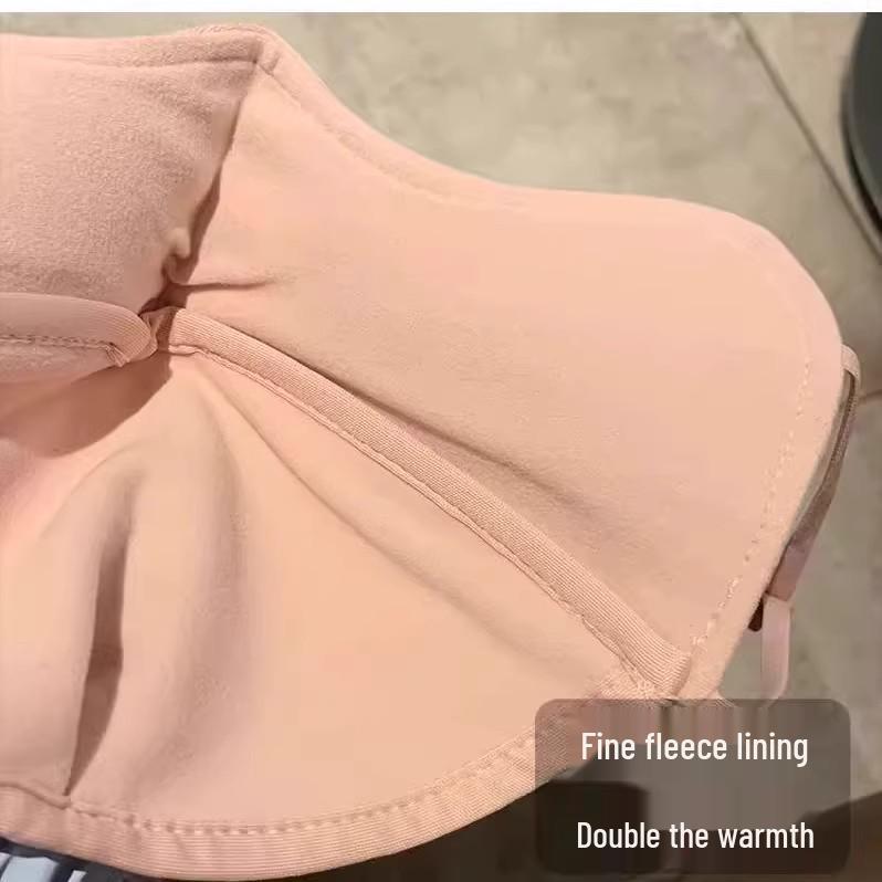 2025 Winter Collection: Brushed Thickened Cotton Mask, Large Size, Unisex, Windproof & Coldproof