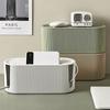 Nordic Plug Board Storage Box Cable Wire Socket Wireless WiFi Router Bracelet Desktop Line Plug Holder Shelf Organizer Case