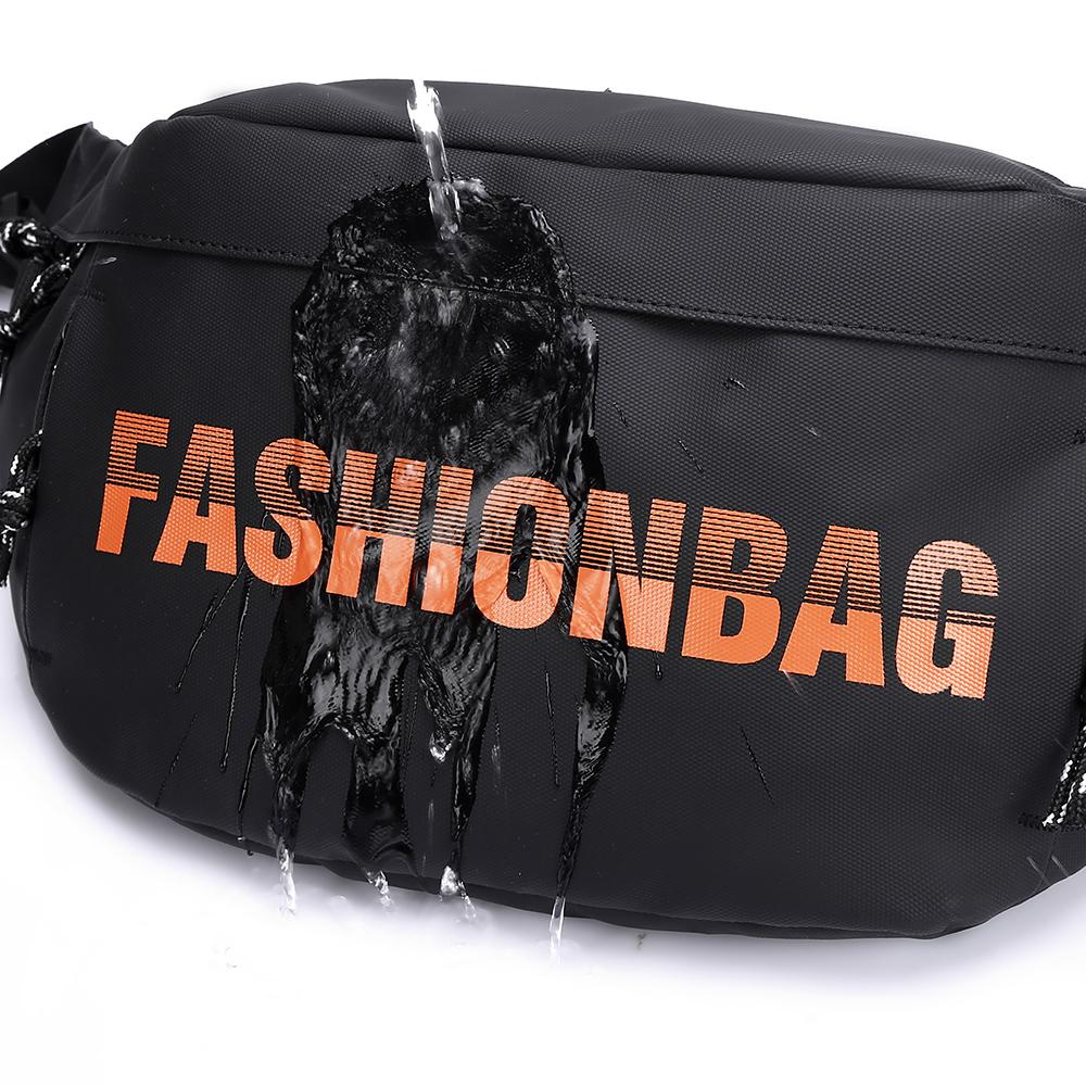 New functional trendy chest bag, large capacity trendy brand single shoulder crossbody bag, cycling functional bag