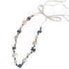 Bohemian Ethnic Waist Rope Belt With Handcrafted Splicing And Tie Closure For Daily Casual Use