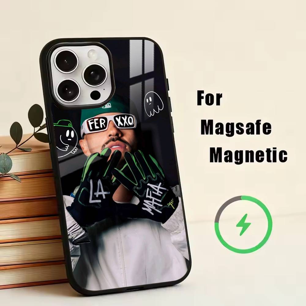 Singer F-Ferxxo SIXDO Phone Case For iPhone17,16,15,14,13,12,11 Plus,Pro Magnetic For Magsafe Wireless Charging