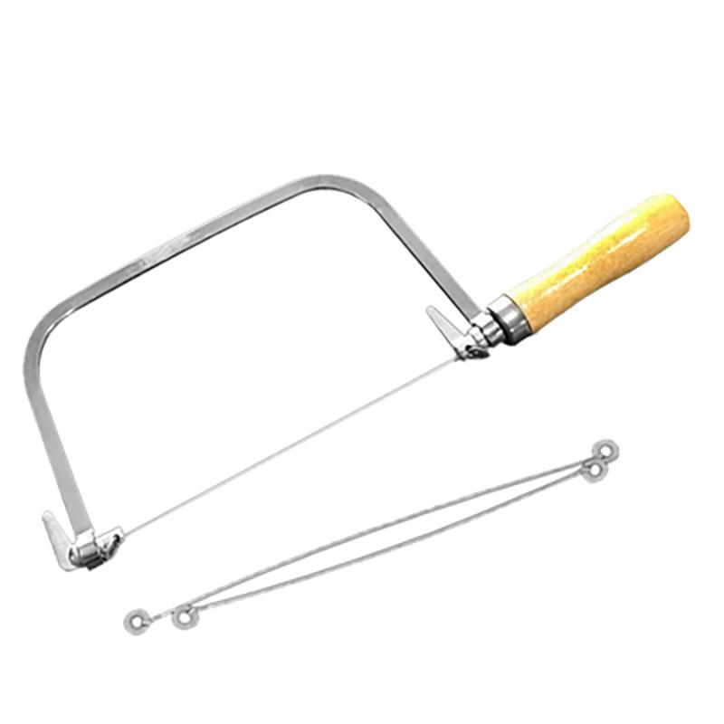 Soap Cutter String Saw Cutting Knife with Wooden Handle Soap Cutter Mold Cutting Making Tool for DIY Candles Trimming