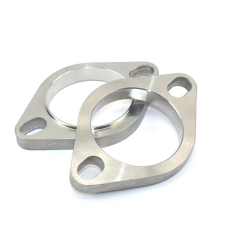 Universal Stainless Steel Muffler Flange 2 Inch Exhaust Pipe Connector Accessory Car Modification Heat Resistance