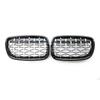 For BMW X5 E70 X6 E71 2007-2013 Front Hood Kidney Bumper Racing Grille Mesh Diamond Style Grill Car Replacement Accessories