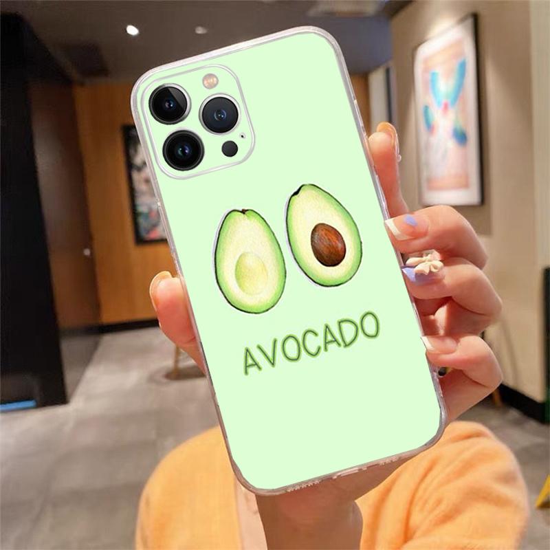 Phone Case For iphone 17ProMax Air 16 15 14 13 Pro Max 15 16 Pro 15Plus Art Funny avocado Fruit