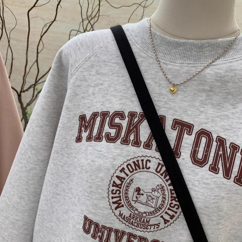 Sweatshirt für Damen Baumwolle Oversize Fleece Verdickt Locker Halber Rollkragen Lässig Pullover Langarm Winter Sweatshirt Top