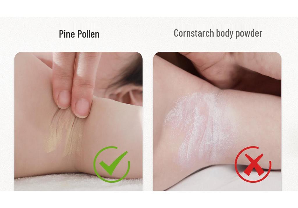 Songda Pine Pollen Prickly Heat Powder for Babies, 52g – Natural Talcum Baby Skincare, Non-Corn Starch.