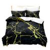 3D Printed Art Marbling Bedding Set Down Quilt Cover With Pillowcase Double Complete Queen King Bedding