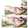Green Cherry Blossoms Tree Desk Mat Natural Rubber Mouse Pad Large Game Playmat ESpirts Mousepad XXL Keyboard Mat For Ladies
