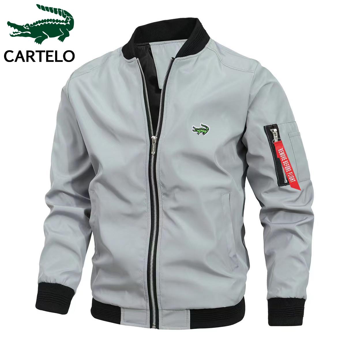 

CARTELO Новая осенняя деловая куртка с вышивкой, мужские куртки высокого качества, зимняя одежда, мужская дизельная куртка, мужское пальто, мужская зимняя куртка
