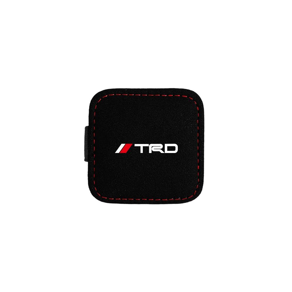 Auto Stopper Buckle Leather Clip Magnetic Design Seat Belt Fixed Limiter For Toyota TRD Corolla Chr Avensis Yaris Camry Racing