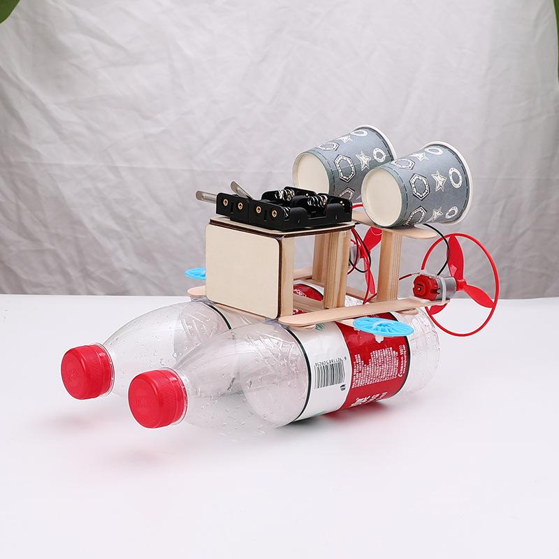 Handmade Children's Educational Science Toy Kit: Yacht Boat for Ages 7-14