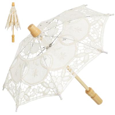 Umbrella Fancy Parasol Prop Ladies Lace Wedding Props Vintage Umbrellas Decorative Small