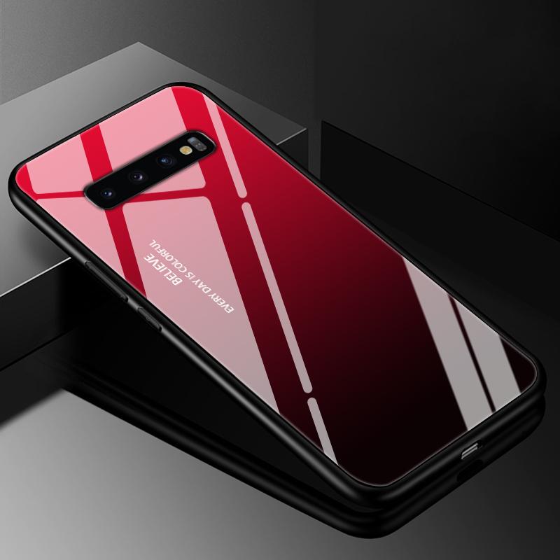 

Для Samsung S10 5G Чохол-кришка Захисне Скло Чохли для Samsung Galaxy S10e S10 S8 S9 Plus S20 FE Ultra S7 EDGE Жорстка Задня Панель Бампер For Samsung S10 Lite