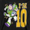 Toy Story Childrens/Kids I'm 10 Buzz Lightyear Birthday Pullover Hoodie