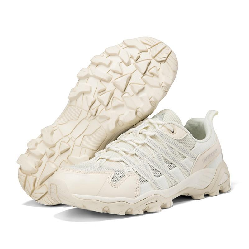 Mens Low-Cut Hiking Shoes Winter Outdoor Walking Trail Running Breathable Mesh Anti-Slip Rubber Sole