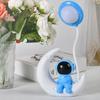 Cute LED Light Moon Astronaut Nightlight White Light Moon LED Desk Lamp 5W Creative Bedroom Night Light