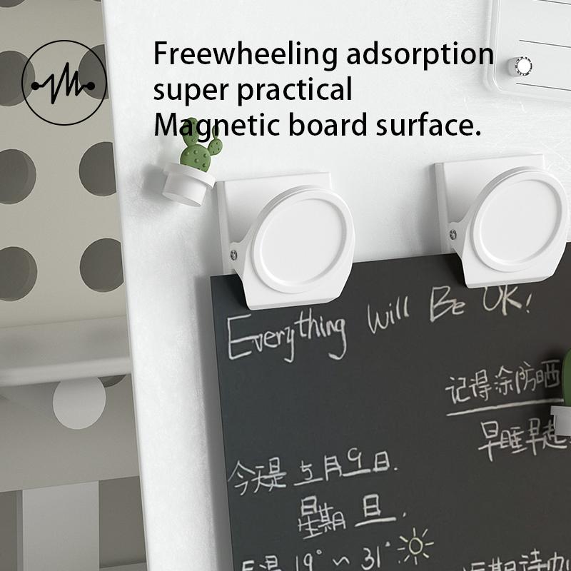 Magnetická nástěnka se stojánkem Magnetická deska na stůl s magnetickým klipem Kovová deska pro magnety Zobrazovací panel