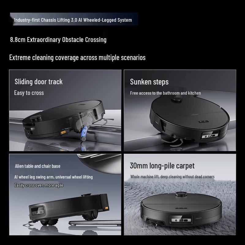 Roborock G30S Pro Robot Vacuum and Mop with Auto-Empty and Hot Water Mop Washing
