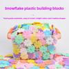 Baby Educational Plastic Snowflake Building Blocks Set For Toddlers And Creative Play