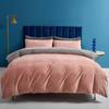 4pcs/set Plus Velvet Thick Warm Quilt Cover Autumn and Winter Milk Velvet Bed Linen Bedroom Bedding