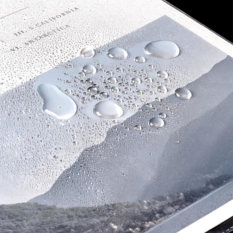 100Pcs A4 11 Holes Loose Leaf Plastic Punched Pockets Folders Documents Sheet Protectors Filing Transparent Folder Bag