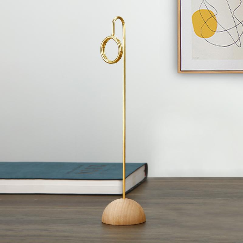 

1 шт. металлический зажим для заметок с деревянной основой DIY зажим для заметок с изображением карты держатель для бумаги для декора свадебной вечеринки 1pc золотистый