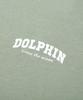 DOLPHIN WAVE APPAREL [3-Pack] Dolphin Arch Logo T-Shirt White & Light Khaki & Black