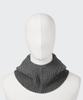 Musinsa Standard Lambswool Cable Knit Balaclava [Medium Grey]