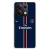 Phone Case - MANIACASE - Xiaomi Redmi Note 13 5G - Black - TPU Silicone - Paris Saint-Germain Pattern
