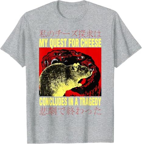 Countless Horrors Await But I Remain Faithful To The Cheese Meme Unisexs T Shirt Unisexs Cotton Tee Casual Summer Oversized Loose