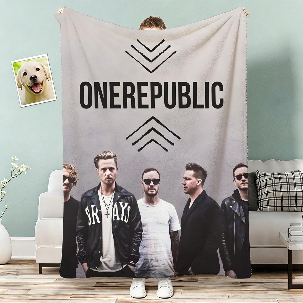 Onerepublic Throw Lightweight 240G Flannel Blanket Soft Skin-Friendly For Summer Cooling