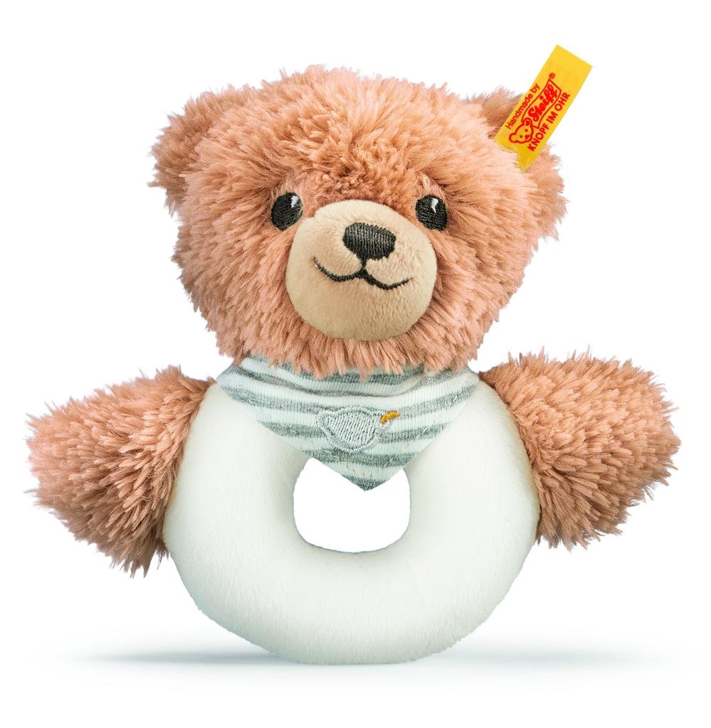 Steiff Good Night Bear Gray Grip Toy 12cm 239939 Japanese [Authorized Product]