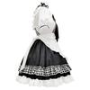 Plaid Maid Red and with Sexy and Cute Adult Dress with Socks [RPFLQ] Outfit, Black, Bow, Christmas, Cosplay, Halloween, Women's, Apron, Headband,