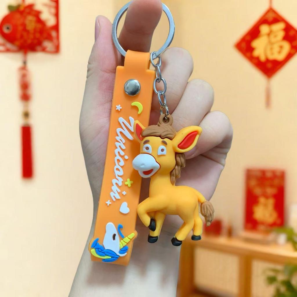 Doll Keychain 2026 Pony New Year's Zodiac Pendant Small Gift Car Bag Pendant