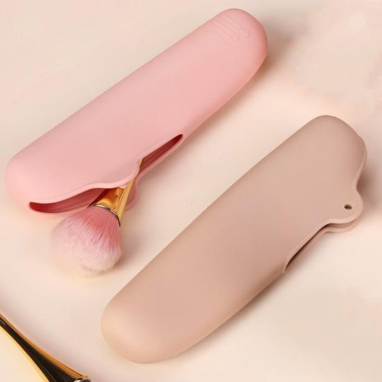 Makeup Sponge Holder Compact Organizer with Air Circulation Sponge Non-Slip Bottom Size Silicone Box Quick Drying
