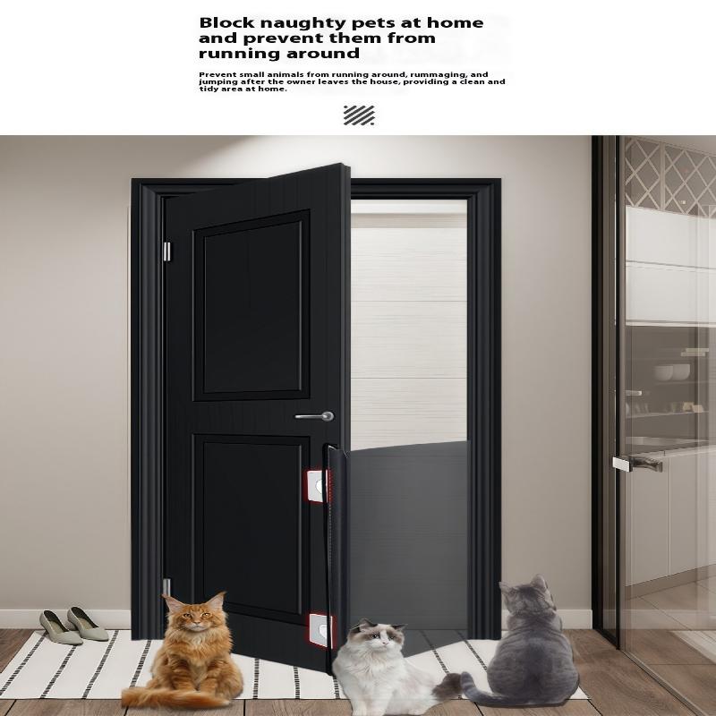 Safety Pet Mesh Fence Cat Gate Retractable Safety Gates For Pets No Drilling Barrier Childproofing For Small Medium Large Breeds