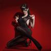 Women Sexy Jumpsuit V Neck Backless Oil Shiny Glossy Stockings Open Crotch Elastic Seamless Pantyhoses Transparent Bodystockings