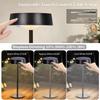 2000mAh Solar Table Lamp 2700K-6000K Dimmable LED Desk Lamp Waterproof Cordless Table Lights Rechargeable Portable Night Light