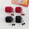 Silicone Case for Airpods 4 3 Pro 2 1 Protect Sleeve with 3D Cherry Pendant Wireless Earphone Cases for Apple Airpods Pro2 Cover