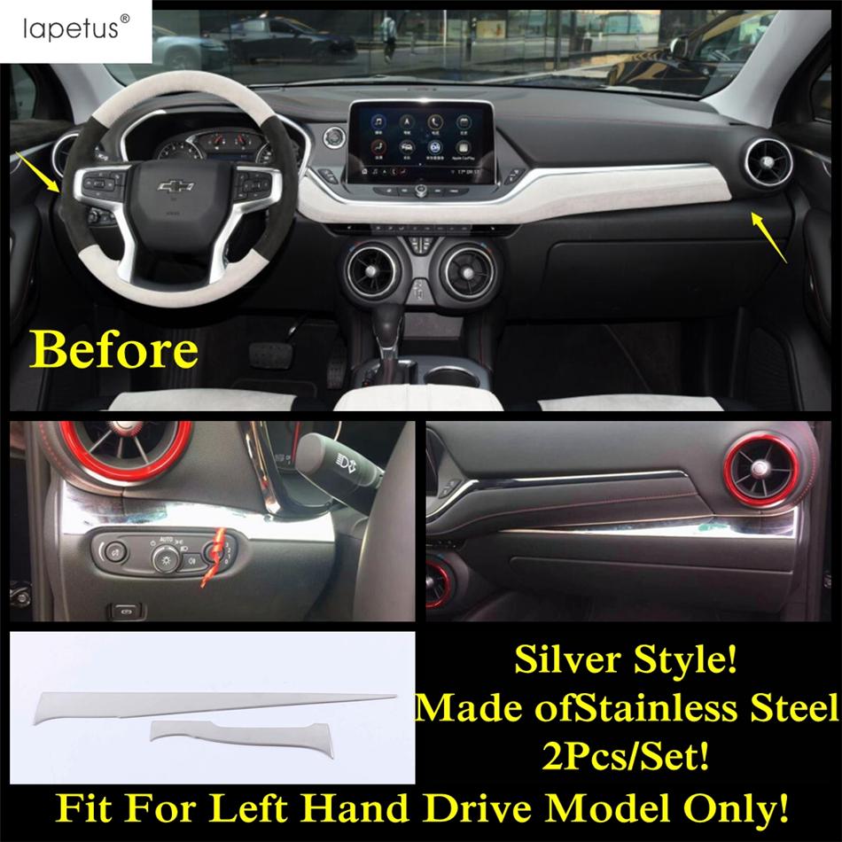 Rest Pedal / Gear Shift Panel / Head Light Lamp / Dashboard Frame Strip Cover Trim Accessories For Chevrolet Blazer -
