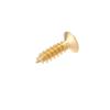 150PCS Gold Pickguard Screws Metal Pick Guard Mounting Screws  For Electric Guitar