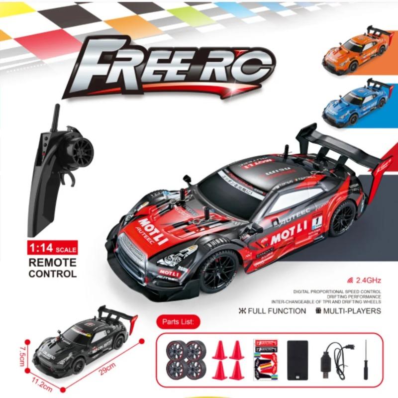 RC Araba GTR 2.4G Drift Yarış Arabası 4WD Off-Road Radyo Uzaktan Kumandalı Araç Elektronik Hobi Oyuncakları Çocuklar İçin