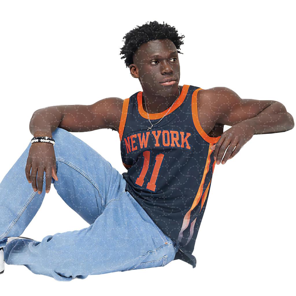Men's Children's New York Knicks NO.11 Basketball Sports Vest Summer Sleeveless Outdoor Brunson Player Tees Training Tops