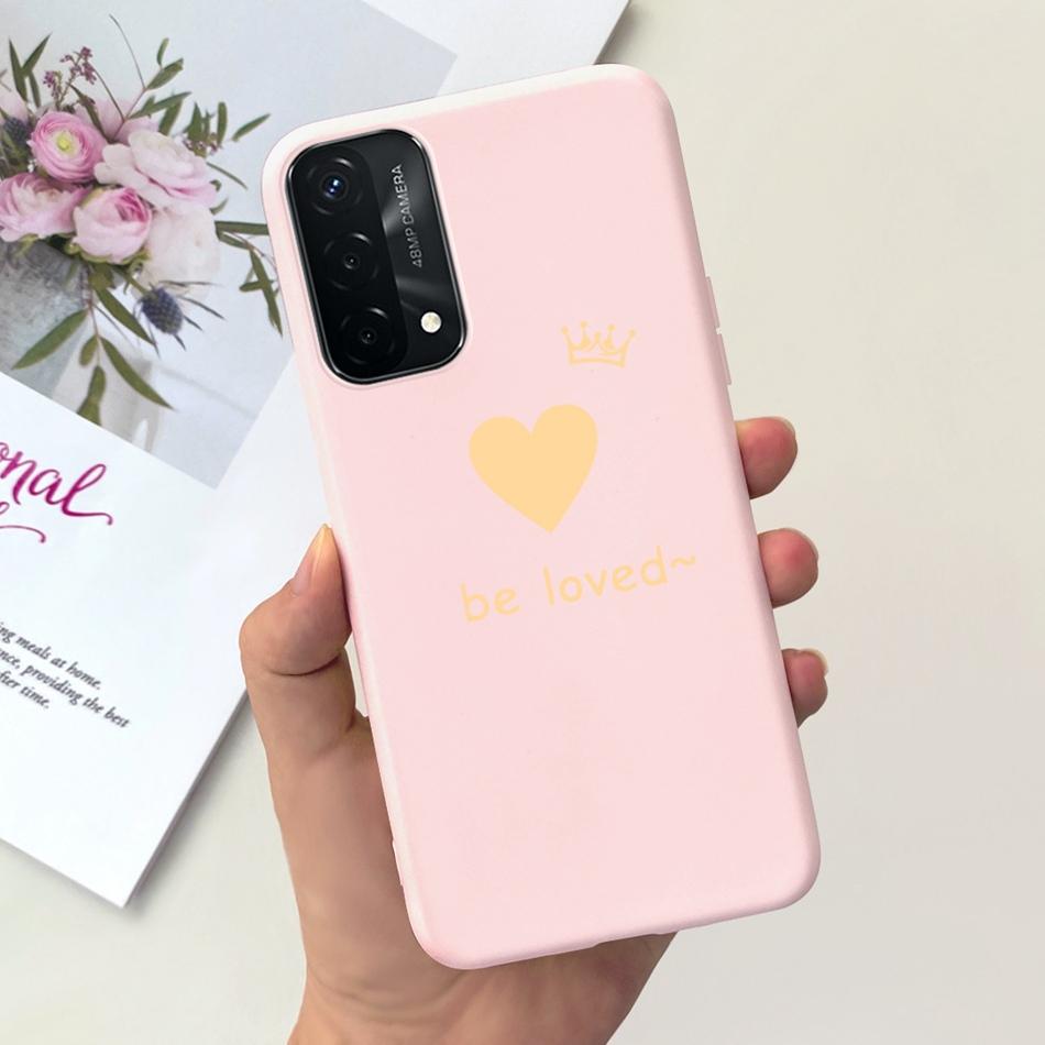 Für OPPO A93 5G Hülle Oppo A74 5G CPH2197 CPH2263 Modisches Mond Design Weiches Silikon Schutzhülle Handyhüllen